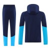 Spanien Hoodie Navy Version Tränings Jackor 2026-27
