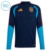 Spanien Quarter Zip Navy Version Träningströja-set 2026-27 - Barn