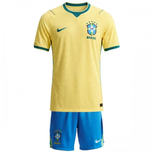 Brasilien Fotbollströjor Hemma VM 2026 - Barn Brasilien Fotbollströjor Hemma VM 2026 - Barn