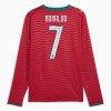 Portugal Ronaldo 7 Fotbollströjor Hemma VM 2026 Långärmad Portugal Ronaldo 7 Fotbollströjor Hemma VM 2026 Långärmad