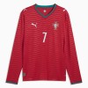 Portugal Ronaldo 7 Fotbollströjor Hemma VM 2026 Långärmad
