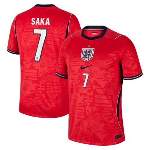 England Saka 7 Fotbollströjor Borta VM 2026 England Saka 7 Fotbollströjor Borta VM 2026