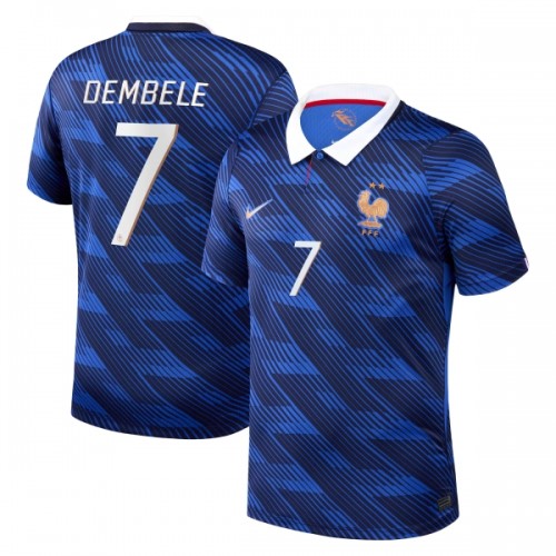 Frankrike O. Dembele 7 Fotbollströjor Hemma VM 2026 Frankrike O. Dembele 7 Fotbollströjor Hemma VM 2026