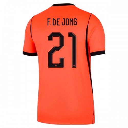 Nederländerna F. De Jong 21 Fotbollströjor Hemma VM 2026 Nederländerna F. De Jong 21 Fotbollströjor Hemma VM 2026