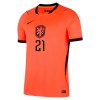 Nederländerna F. De Jong 21 Fotbollströjor Hemma VM 2026