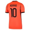 Nederländerna Memphis 10 Fotbollströjor Hemma VM 2026