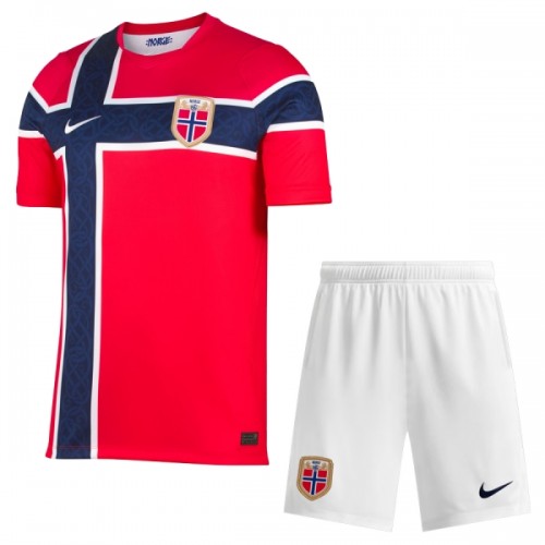 Norge Fotbollströjor Hemma VM 2026 - Barn Norge Fotbollströjor Hemma VM 2026 - Barn