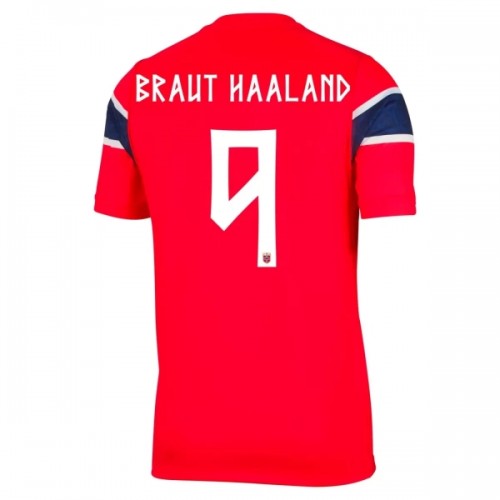 Norge Haaland 9 Fotbollströjor Hemma VM 2026 Norge Haaland 9 Fotbollströjor Hemma VM 2026
