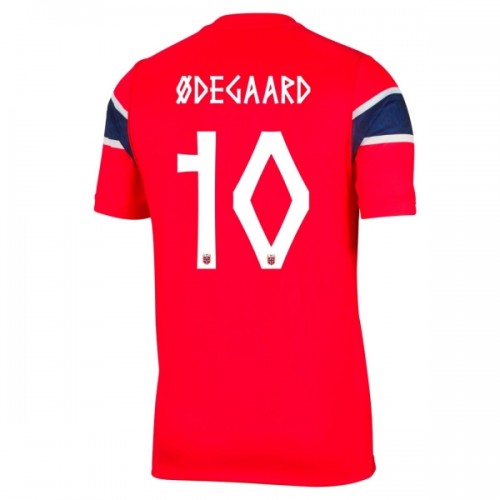Norge Odegaard 10 Fotbollströjor Hemma VM 2026 Norge Odegaard 10 Fotbollströjor Hemma VM 2026