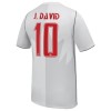 Kanada J. David 10 Fotbollströjor Tredje VM 2026