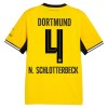 Borussia Dortmund N. Schlotterbeck 4 Fotbollströjor Hemma 2026-27 Borussia Dortmund N. Schlotterbeck 4 Fotbollströjor Hemma 2026-27