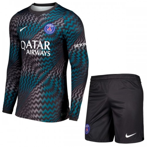 Paris Saint-Germain Fotbollströjor Målvakt Hemma 2026-27 Långärmad - Barn Paris Saint-Germain Fotbollströjor Målvakt Hemma 2026-27 Långärmad - Barn