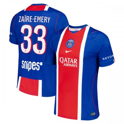 Paris Saint-Germain Zaire Emery 33 Fotbollströjor Hemma 2026-27 Paris Saint-Germain Zaire Emery 33 Fotbollströjor Hemma 2026-27