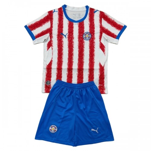 Paraguay Fotbollströjor Hemma VM 2026 - Barn Paraguay Fotbollströjor Hemma VM 2026 - Barn