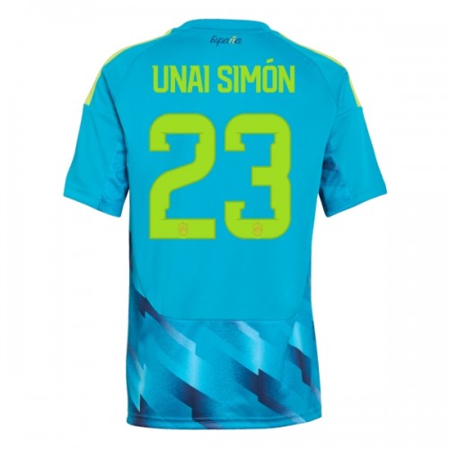 Spanien Unai Simon 23 Fotbollströjor Målvakt VM 2026 Spanien Unai Simon 23 Fotbollströjor Målvakt VM 2026