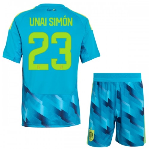 Spanien Unai Simon 23 Fotbollströjor Målvakt VM 2026 - Barn Spanien Unai Simon 23 Fotbollströjor Målvakt VM 2026 - Barn