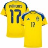 Sverige Gyokeres 17 Fotbollströjor Hemma VM 2026