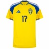 Sverige Gyokeres 17 Fotbollströjor Hemma VM 2026