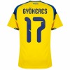 Sverige Gyokeres 17 Fotbollströjor Hemma VM 2026