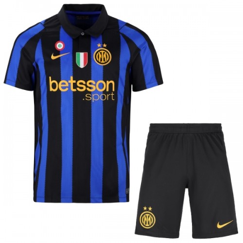 Inter Milan Fotbollströjor Hemma 2026-27 - Barn Inter Milan Fotbollströjor Hemma 2026-27 - Barn