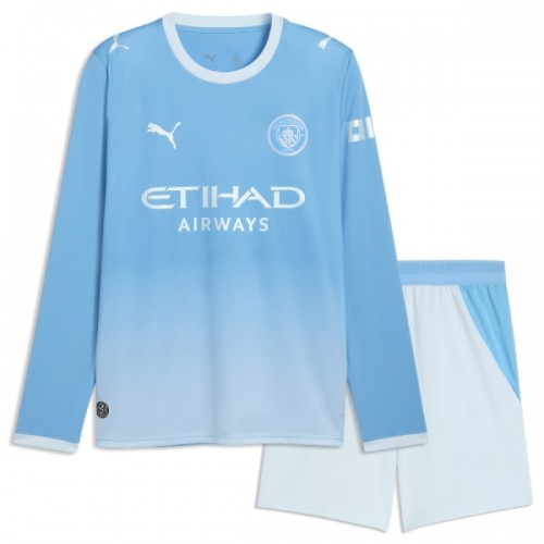 Manchester City Fotbollströjor Hemma 2026-27 Långärmad - Barn Manchester City Fotbollströjor Hemma 2026-27 Långärmad - Barn