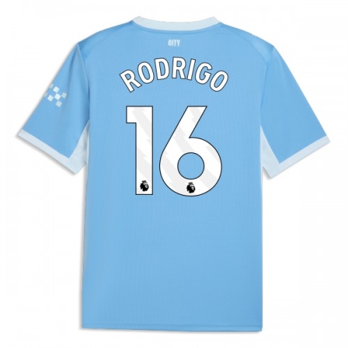 Manchester City Rodrigo 16 Fotbollströjor Hemma 2026-27 Manchester City Rodrigo 16 Fotbollströjor Hemma 2026-27