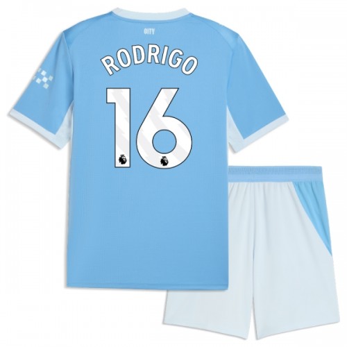 Manchester City Rodrigo 16 Fotbollströjor Hemma 2026-27 - Barn Manchester City Rodrigo 16 Fotbollströjor Hemma 2026-27 - Barn