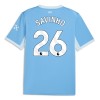 Manchester City Savinho 26 Fotbollströjor Hemma 2026-27 Manchester City Savinho 26 Fotbollströjor Hemma 2026-27