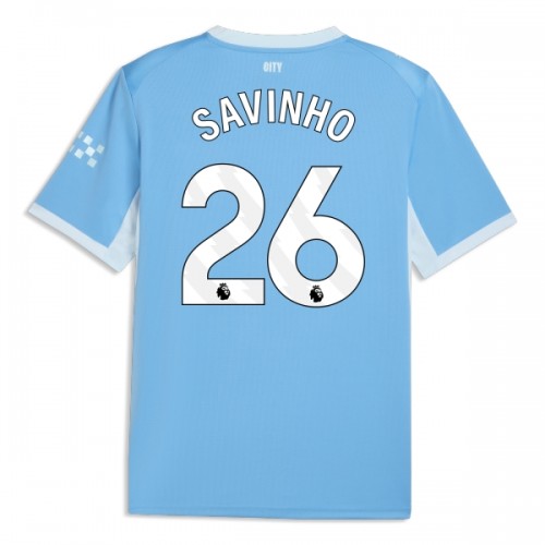 Manchester City Savinho 26 Fotbollströjor Hemma 2026-27 Manchester City Savinho 26 Fotbollströjor Hemma 2026-27