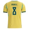 Brasilien Bruno Guimaraes 8 Fotbollströjor Hemma VM 2026 Brasilien Bruno Guimaraes 8 Fotbollströjor Hemma VM 2026