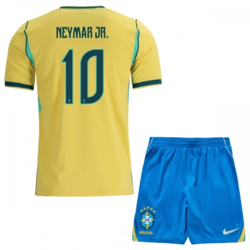 Brasilien Neymar JR 10 Fotbollströjor Hemma VM 2026 - Barn Brasilien Neymar JR 10 Fotbollströjor Hemma VM 2026 - Barn