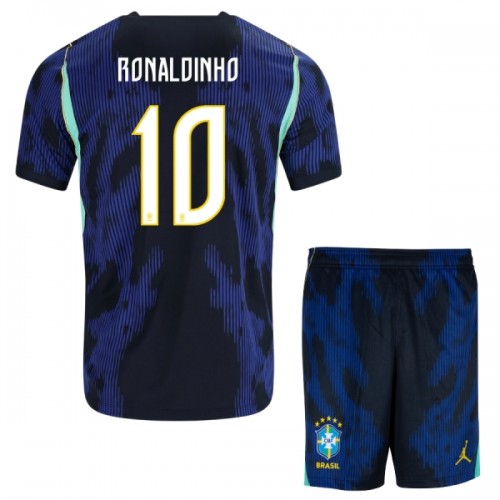 Brasilien Ronaldinho 10 Fotbollströjor Borta VM 2026 - Barn Brasilien Ronaldinho 10 Fotbollströjor Borta VM 2026 - Barn
