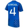 Kroatien Gvardiol 4 Fotbollströjor Borta VM 2026 - Barn