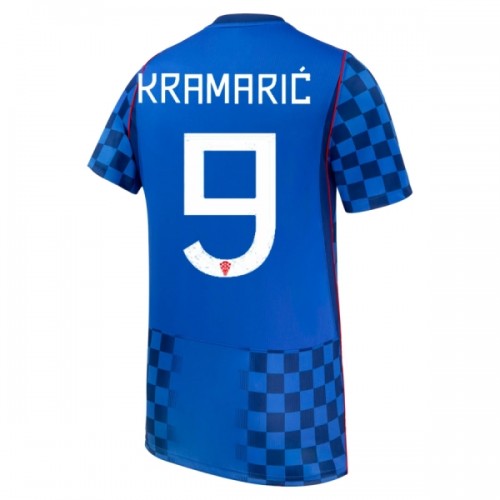 Kroatien Kramaric 9 Fotbollströjor Borta VM 2026 Kroatien Kramaric 9 Fotbollströjor Borta VM 2026