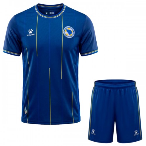 Bosnien och Hercegovina Fotbollströjor Hemma VM 2026 - Barn Bosnien och Hercegovina Fotbollströjor Hemma VM 2026 - Barn