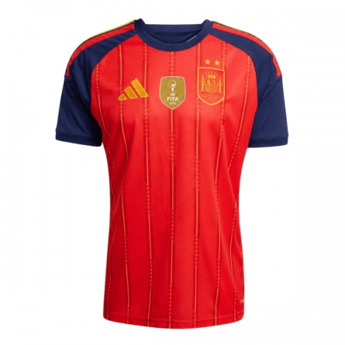 Spanien 2 Stars Fotbollströjor Hemma VM 2026 Spanien 2 Stars Fotbollströjor Hemma VM 2026