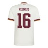 Spanien 2 Stars Rodrigo 16 Fotbollströjor Borta VM 2026