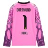 Borussia Dortmund Kobel 1 Fotbollströjor Borta Målvakt 2026-27 Långärmad Rosa Borussia Dortmund Kobel 1 Fotbollströjor Borta Målvakt 2026-27 Långärmad Rosa