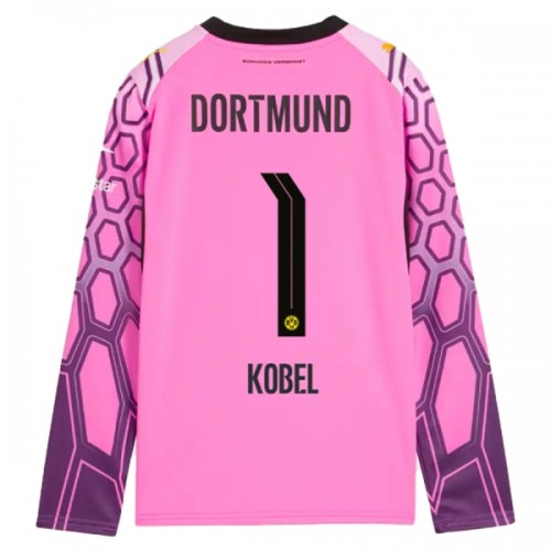 Borussia Dortmund Kobel 1 Fotbollströjor Borta Målvakt 2026-27 Långärmad Rosa Borussia Dortmund Kobel 1 Fotbollströjor Borta Målvakt 2026-27 Långärmad Rosa