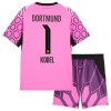 Borussia Dortmund Kobel 1 Fotbollströjor Borta Målvakt 2026-27 Rosa - Barn Borussia Dortmund Kobel 1 Fotbollströjor Borta Målvakt 2026-27 Rosa - Barn