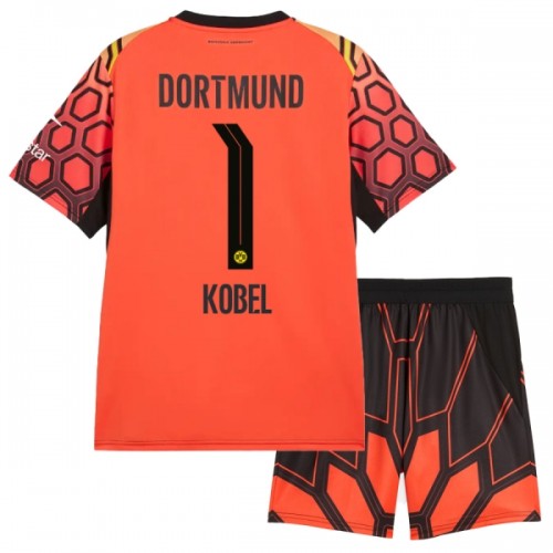 Borussia Dortmund Kobel 1 Fotbollströjor Målvakt Hemma 2026-27 Orange - Barn Borussia Dortmund Kobel 1 Fotbollströjor Målvakt Hemma 2026-27 Orange - Barn