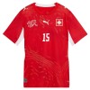 Schweiz Djibril Sow 15 Fotbollströjor Hemma VM 2026