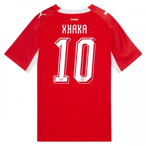 Schweiz Granit Xhaka 10 Fotbollströjor Hemma VM 2026 Schweiz Granit Xhaka 10 Fotbollströjor Hemma VM 2026