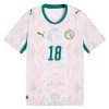 Senegal Sarr 18 Fotbollströjor Hemma VM 2026