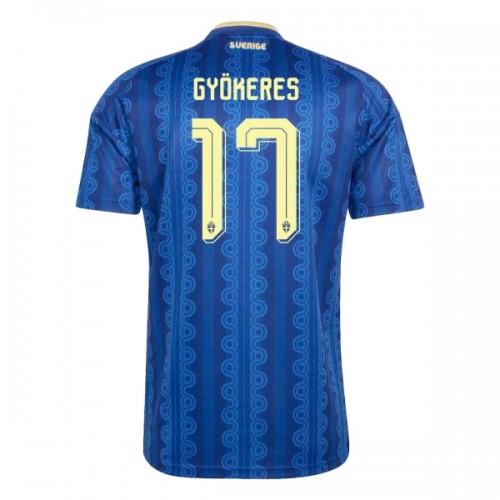Sverige Gyokeres 17 Fotbollströjor Borta VM 2026 Sverige Gyokeres 17 Fotbollströjor Borta VM 2026