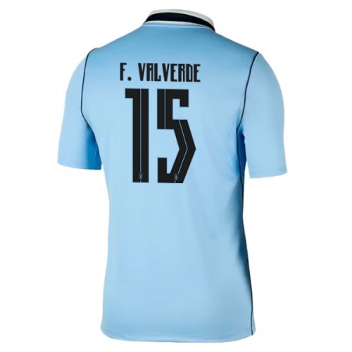 Uruguay Federico Valverde 15 Fotbollströjor Hemma VM 2026 Uruguay Federico Valverde 15 Fotbollströjor Hemma VM 2026