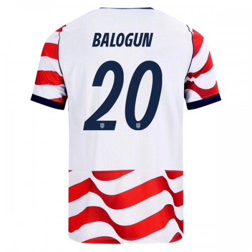 USA Balogun 20 Fotbollströjor Hemma VM 2026 USA Balogun 20 Fotbollströjor Hemma VM 2026