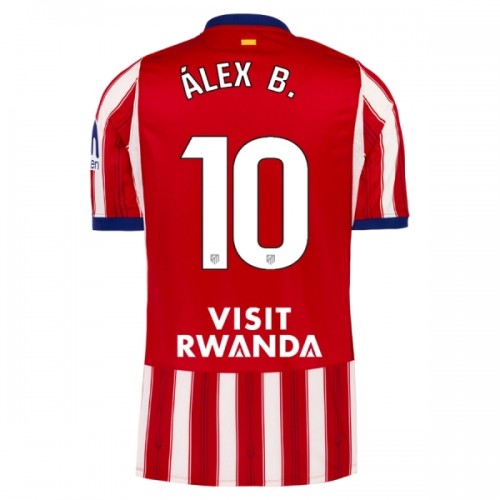 Atlético Madrid Alex B. 10 Fotbollströjor Hemma 2026-27 Atlético Madrid Alex B. 10 Fotbollströjor Hemma 2026-27