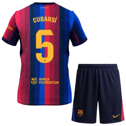 FC Barcelona Cubarsi 5 Fotbollströjor Hemma 2026-27 - Barn FC Barcelona Cubarsi 5 Fotbollströjor Hemma 2026-27 - Barn