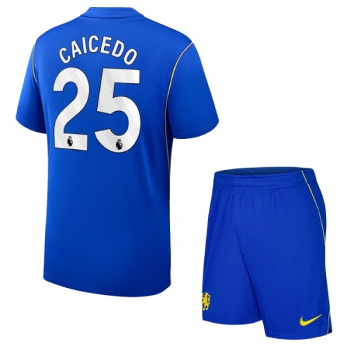 Chelsea Caicedo 25 Fotbollströjor Hemma 2026-27 - Barn Chelsea Caicedo 25 Fotbollströjor Hemma 2026-27 - Barn